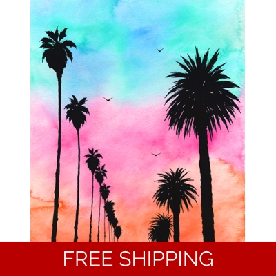 Print "Dufferin Avenue Palms" Giclee